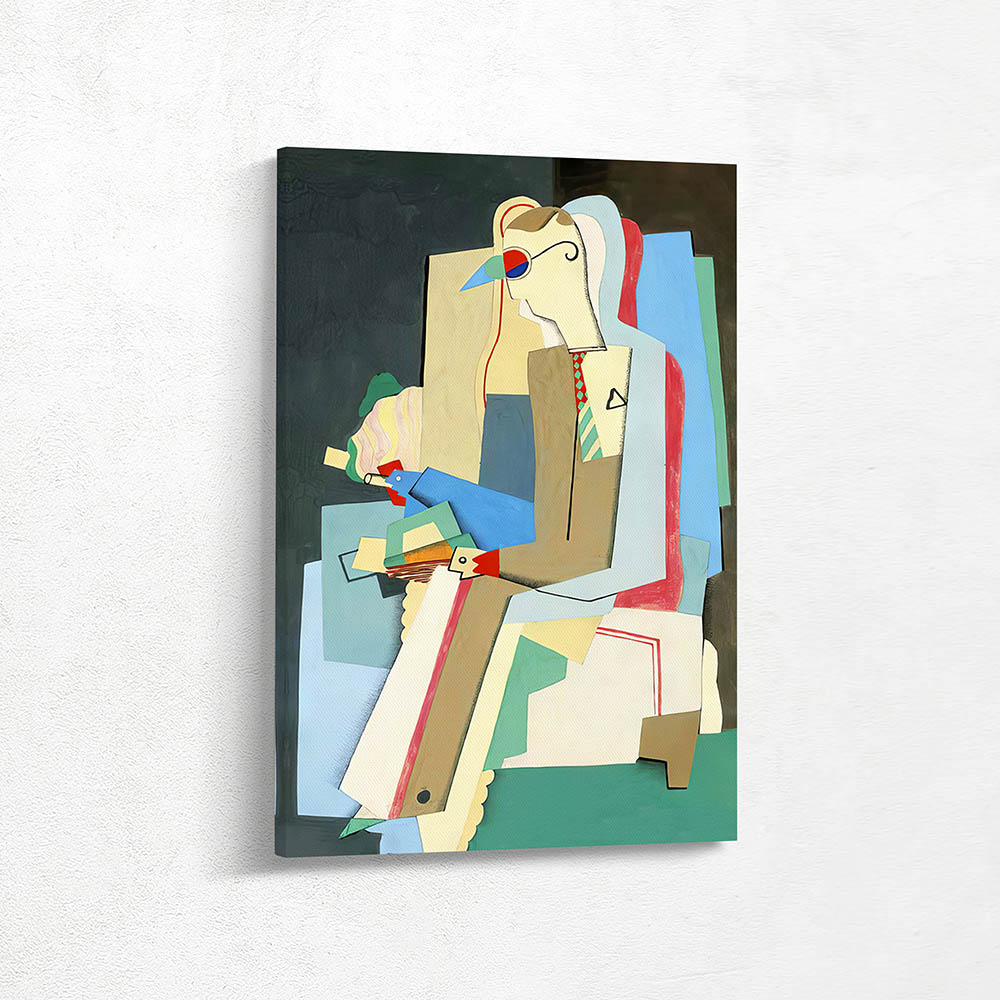 Young man reading