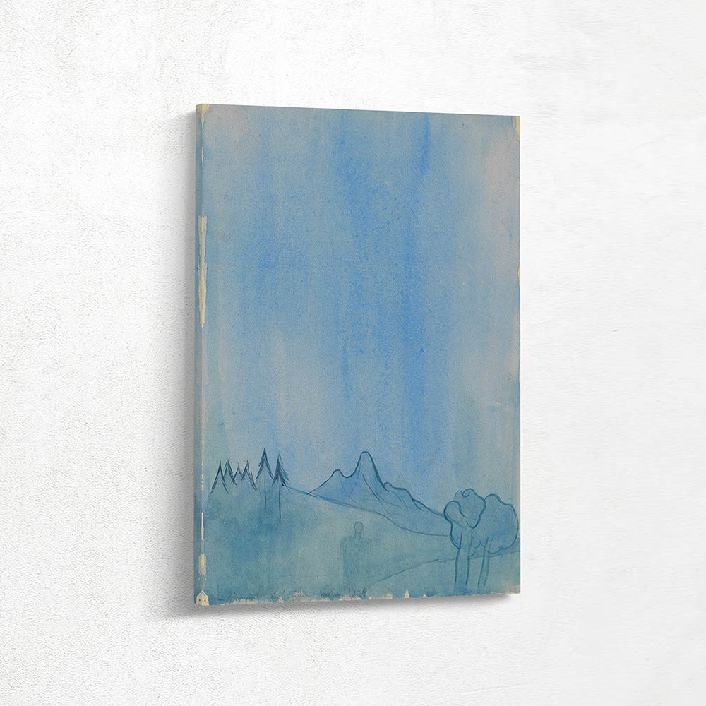 Landscape in blue