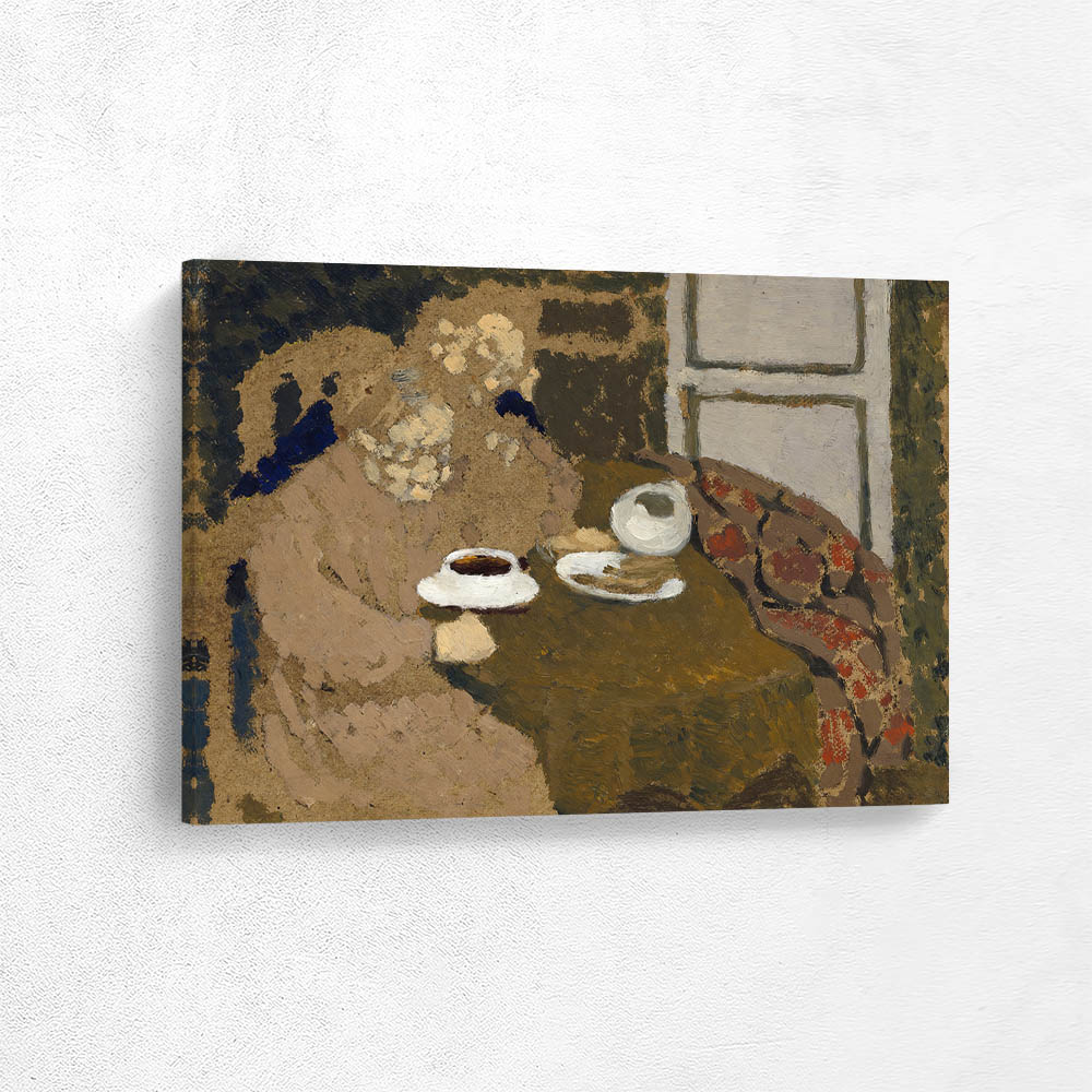 Two Women Drinking Coffee