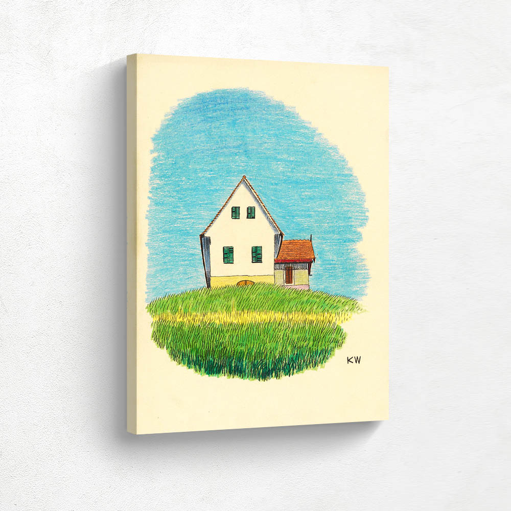 Untitled (Haus in Wiese)