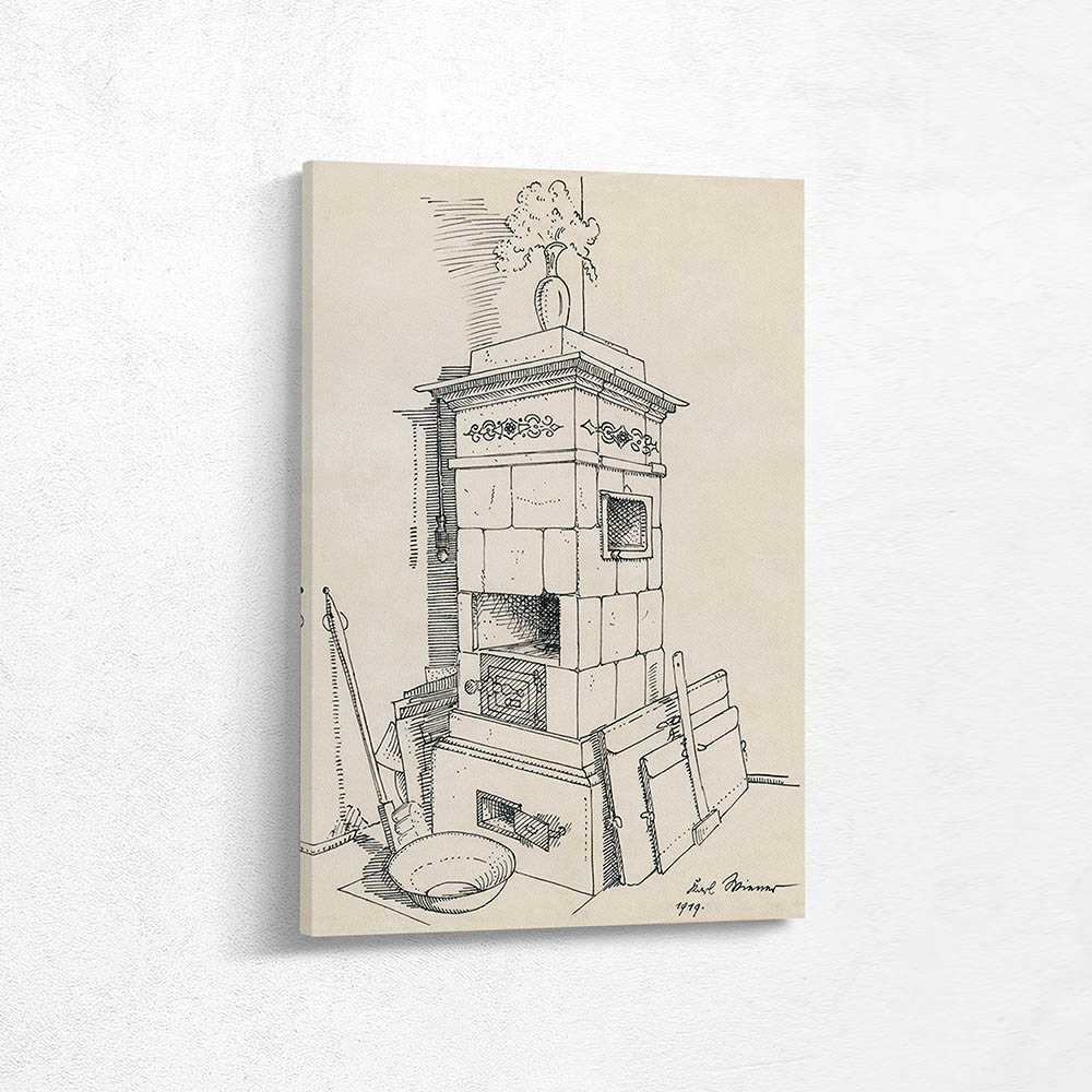 Untitled (tiled stove)