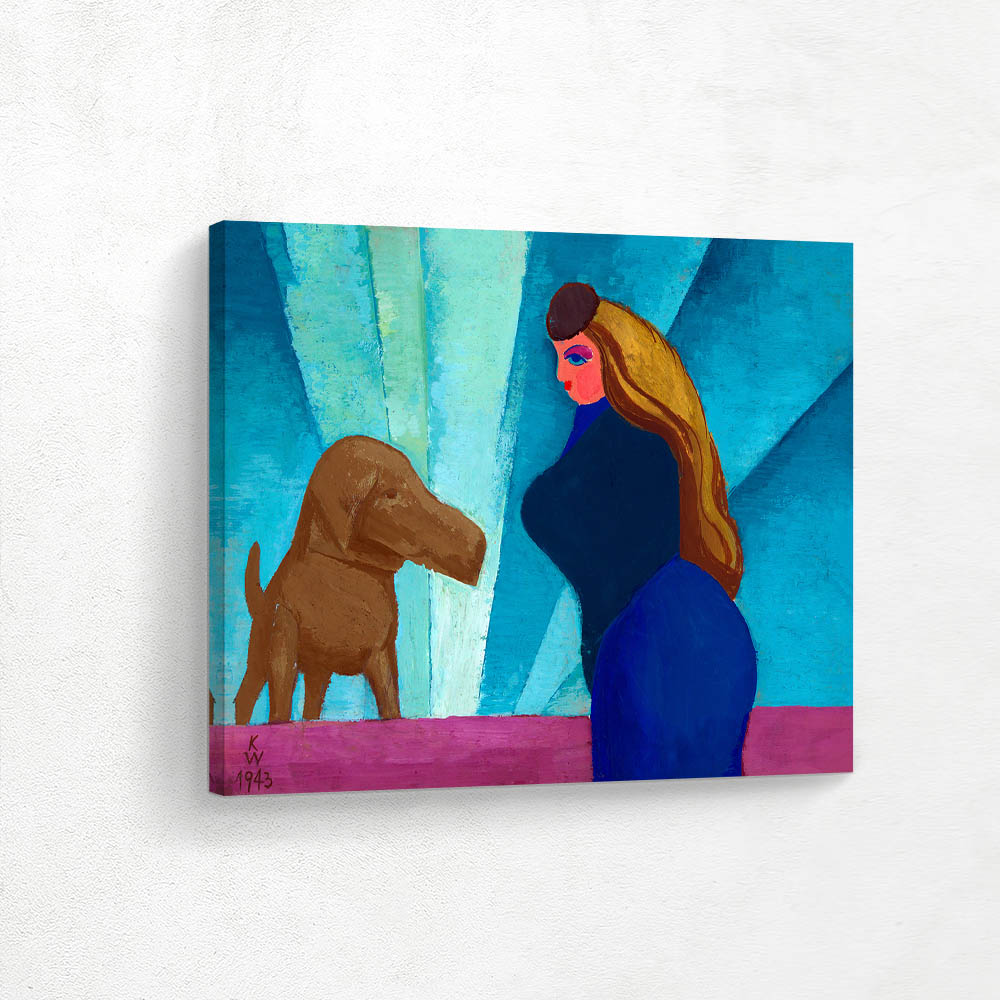 Untitled (woman and dog)