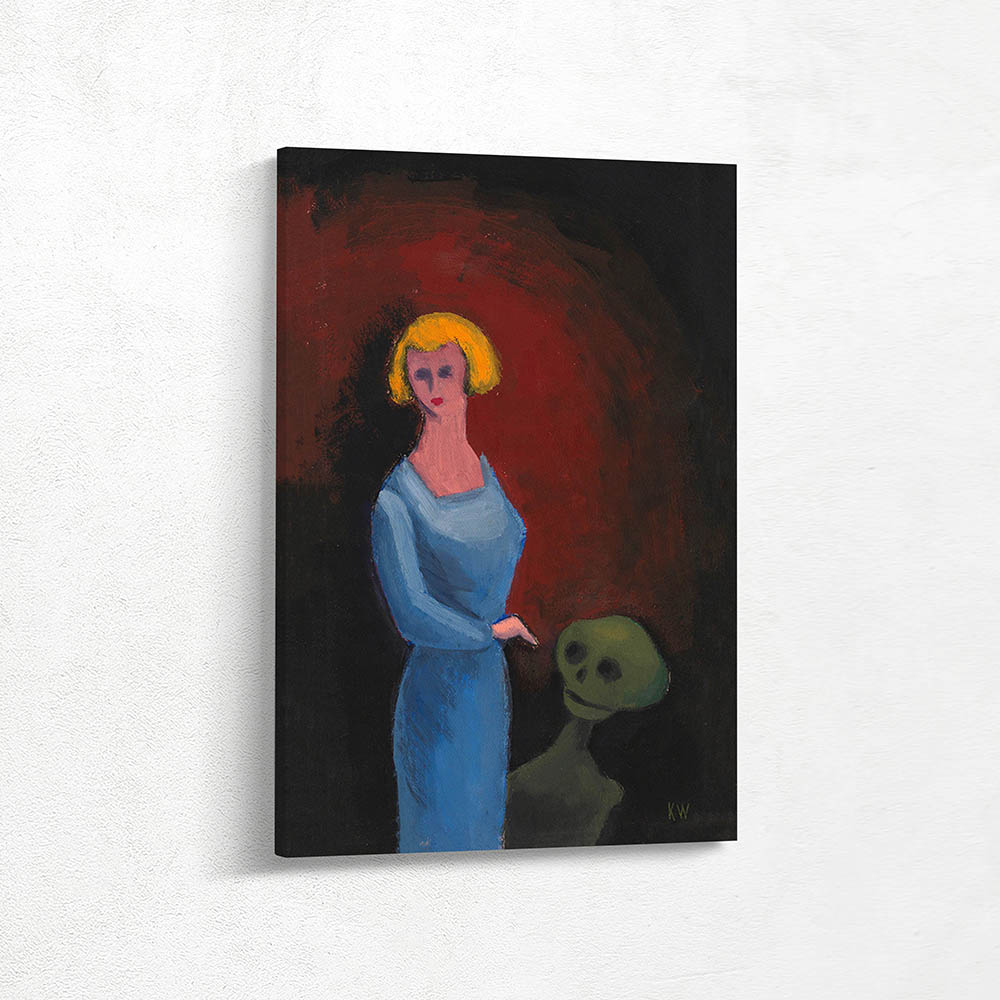 Untitled (woman with death)