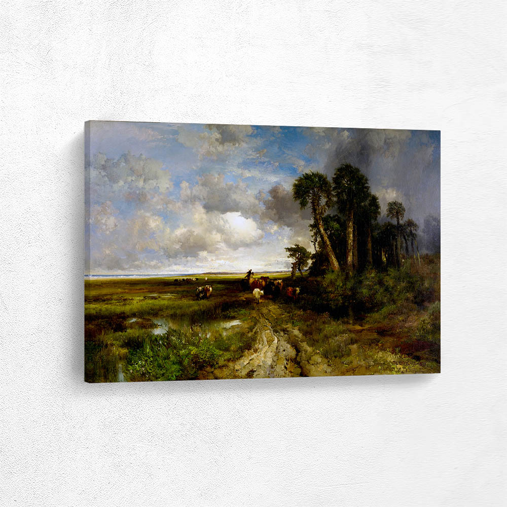 Bringing Home the Cattle – Coast of Florida