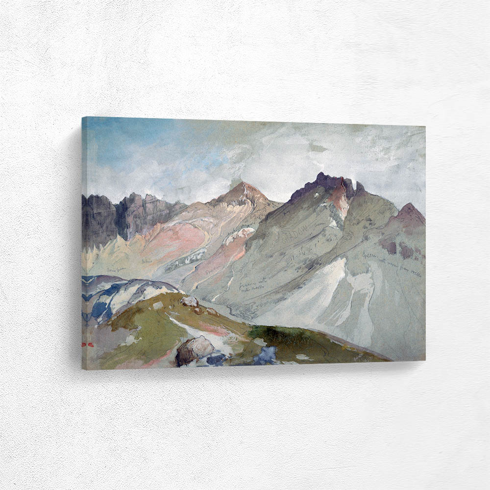 The Upper End of Little Cottonwood Canyon, Wasatch Range, near Ogden, Utah