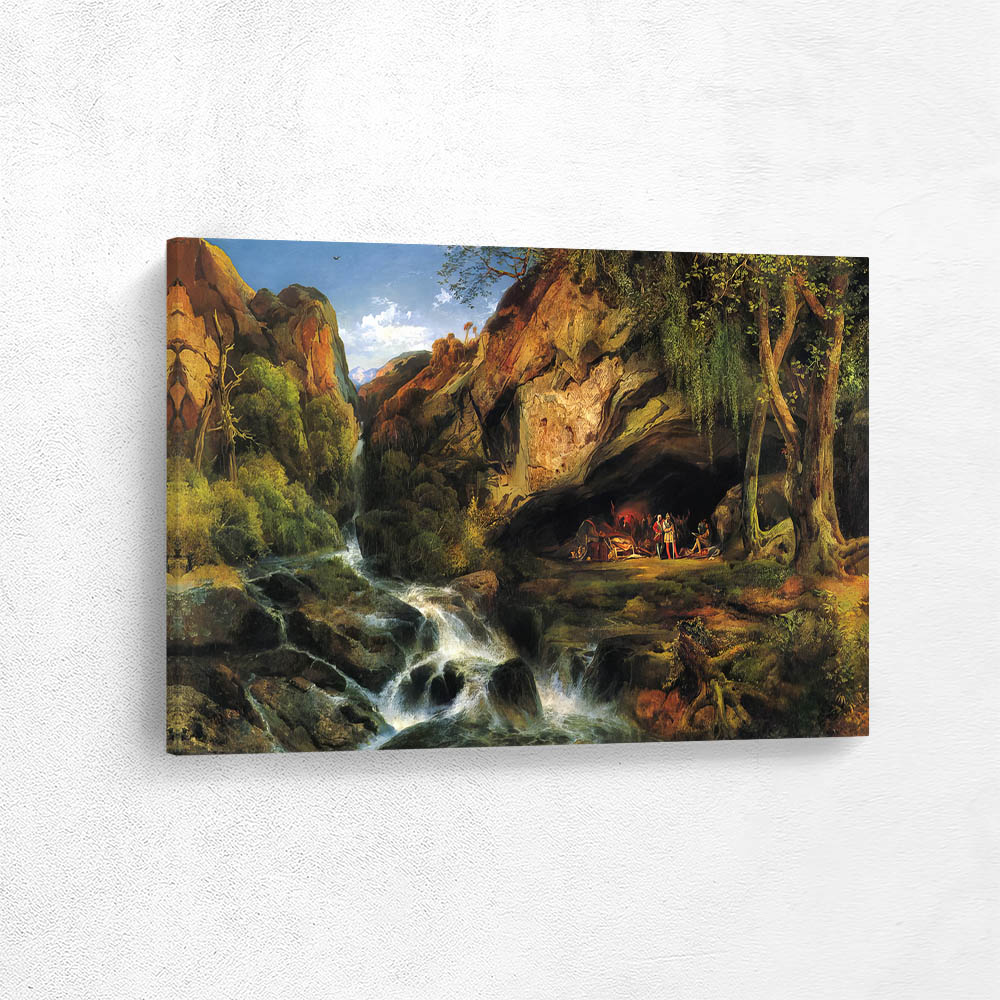 Salvator Rosa Sketching the Banditi