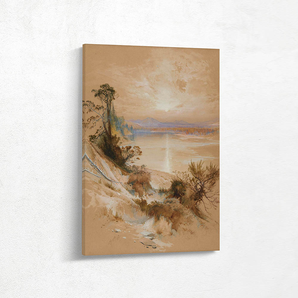 Yellowstone River at Its Exit from the Yellowstone Lake