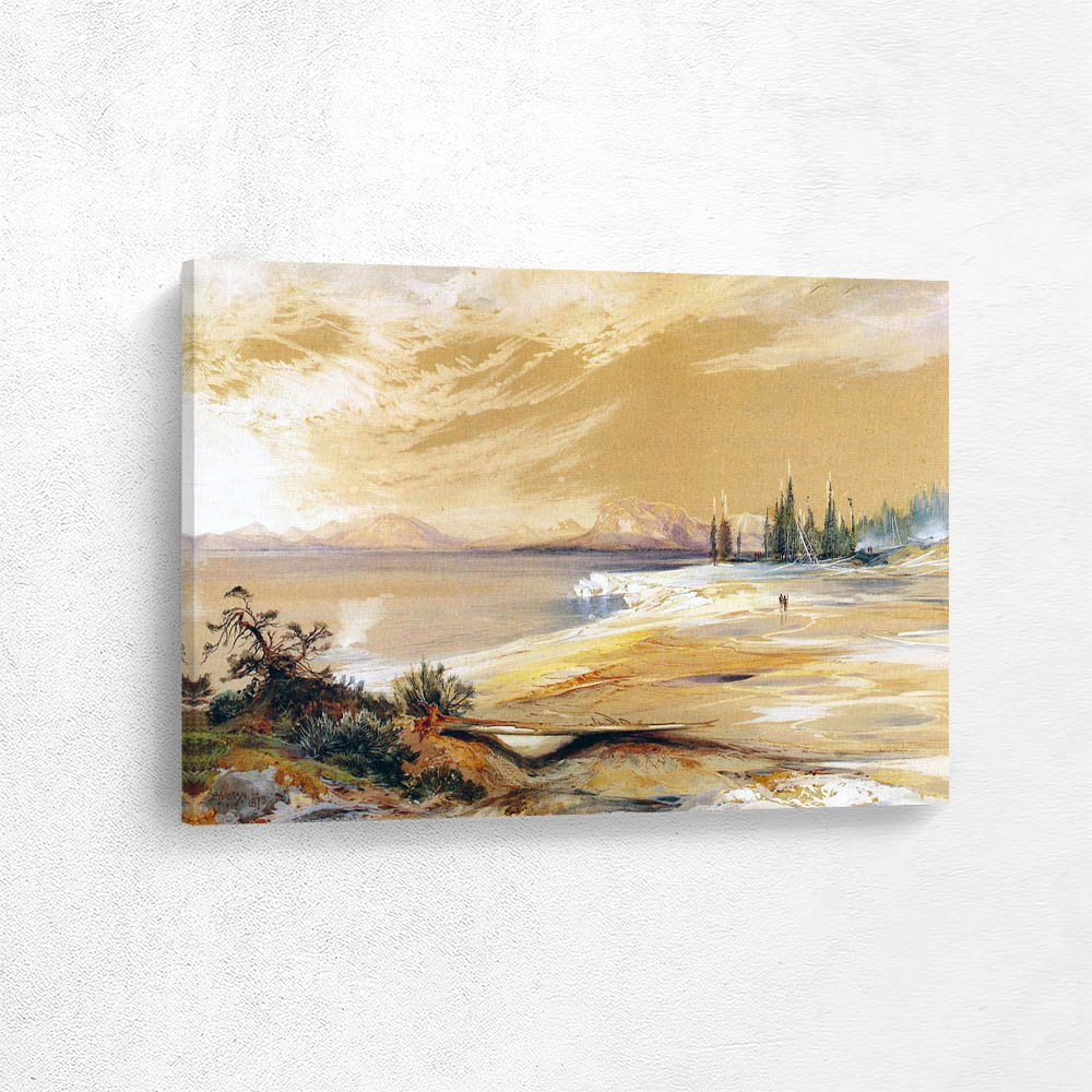 Hot Springs on the Shore of Yellowstone Lake