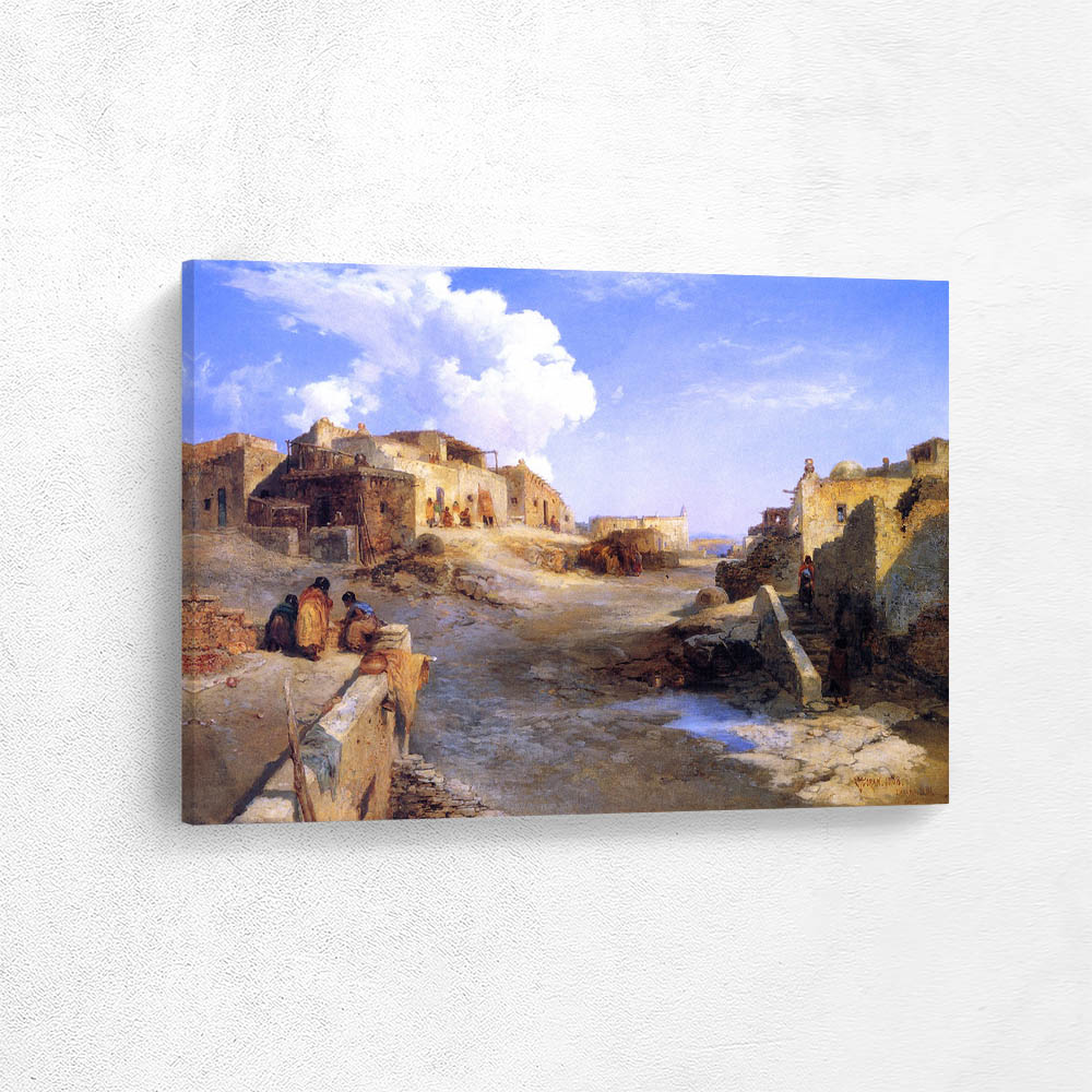 An Indian Pueblo, Laguna, New Mexico