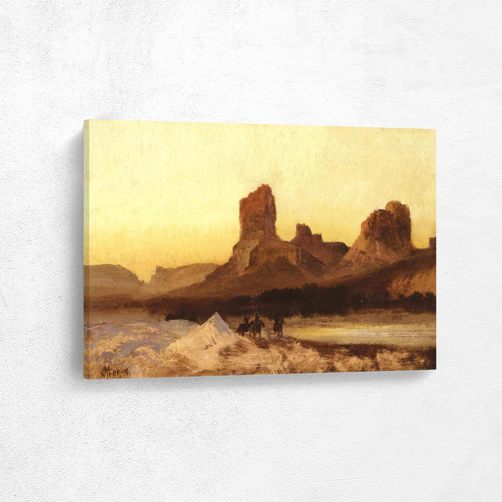 INDIANS AT THE GREEN RIVER