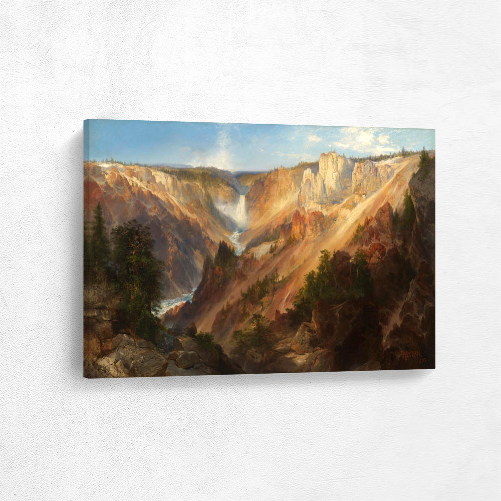 Lower Falls, Yellowstone Park; Grand Canyon of the Yellowstone