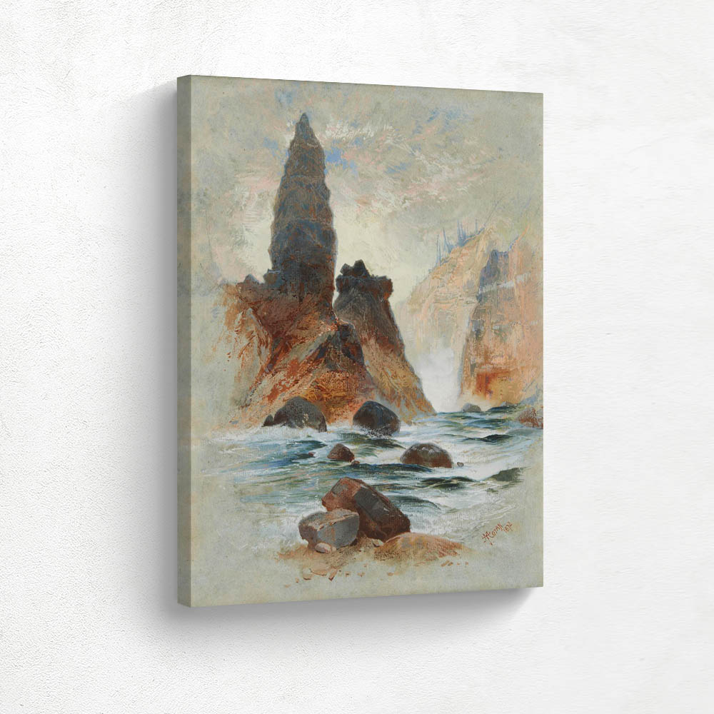 The Towers of Tower Falls Valley, Wyoming Territory