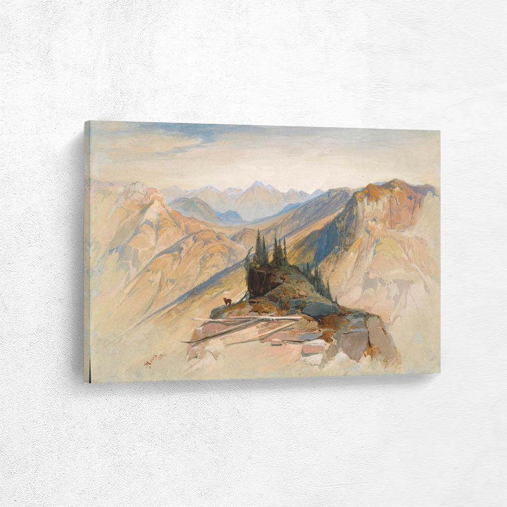 The Yellowstone Range from near Fort Ellis, Montana Territory