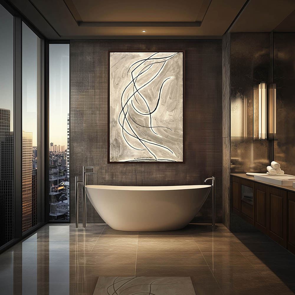 Dance Abstraction; Isadora Duncan. (or ‘Rhythmic Line’) - Image 3