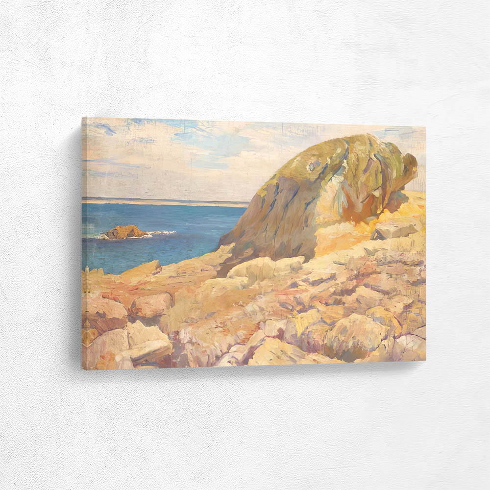 Landscape The Rock in Front of the Sea