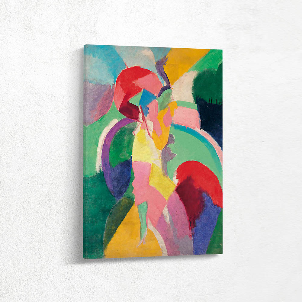 Woman with a Parasol, facing left