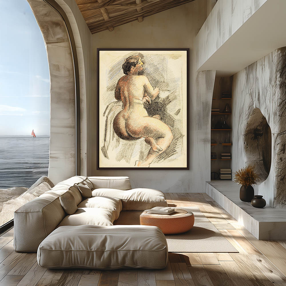 Seated Female Nude - Image 3