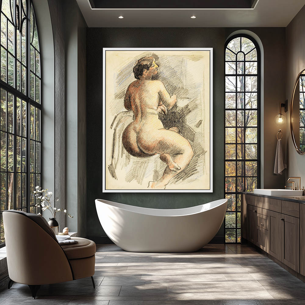 Seated Female Nude - Image 4