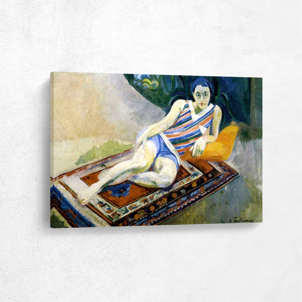 Woman lying on a carpet (Portrait of Maria Lani),