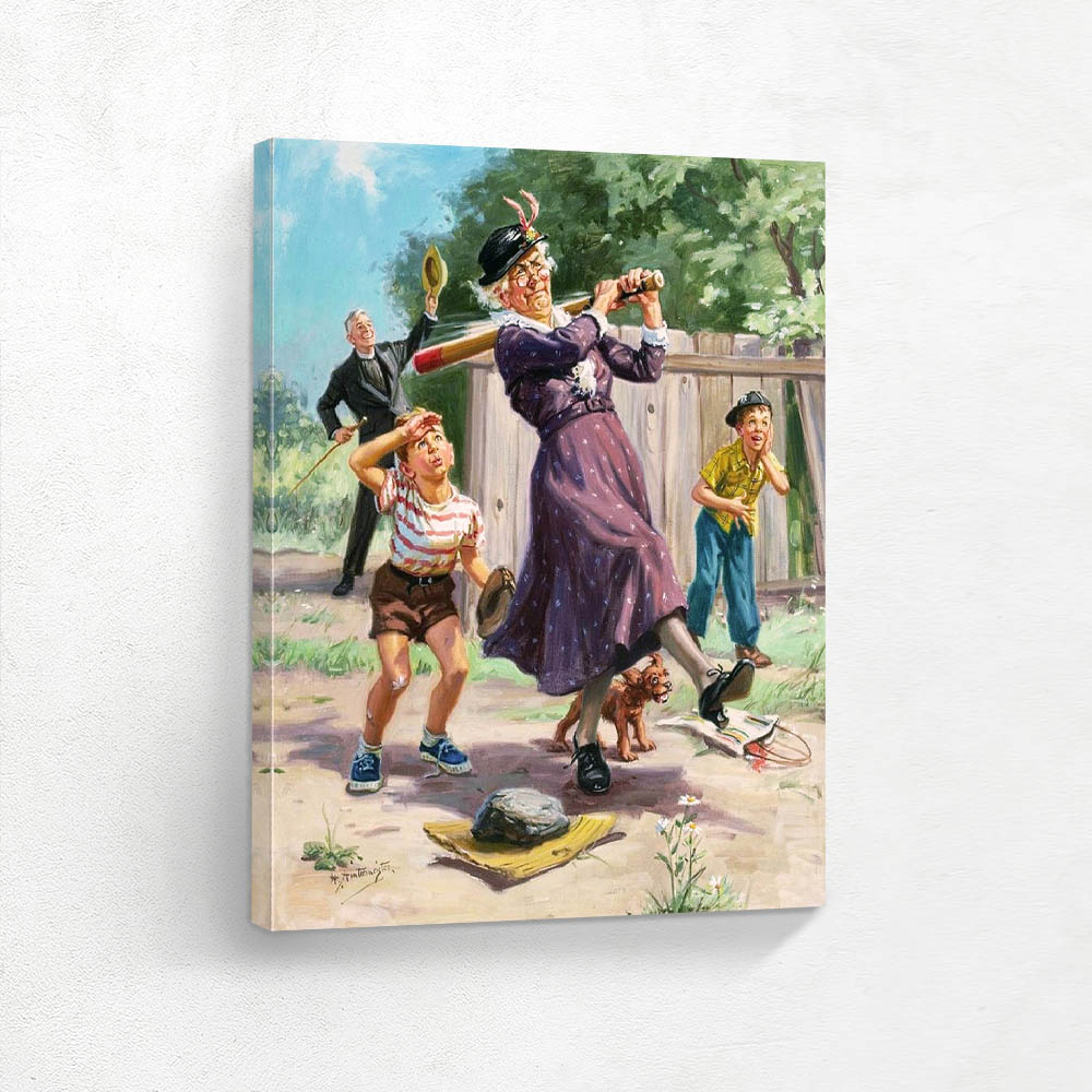 Grandma hits a home run