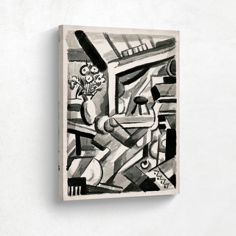 Abstract–Flowers in Left Abstract–Flowers in Left