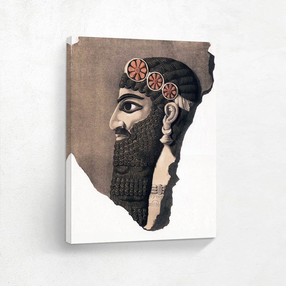 The head of an Assyrian priest The head of an Assyrian priestÂ