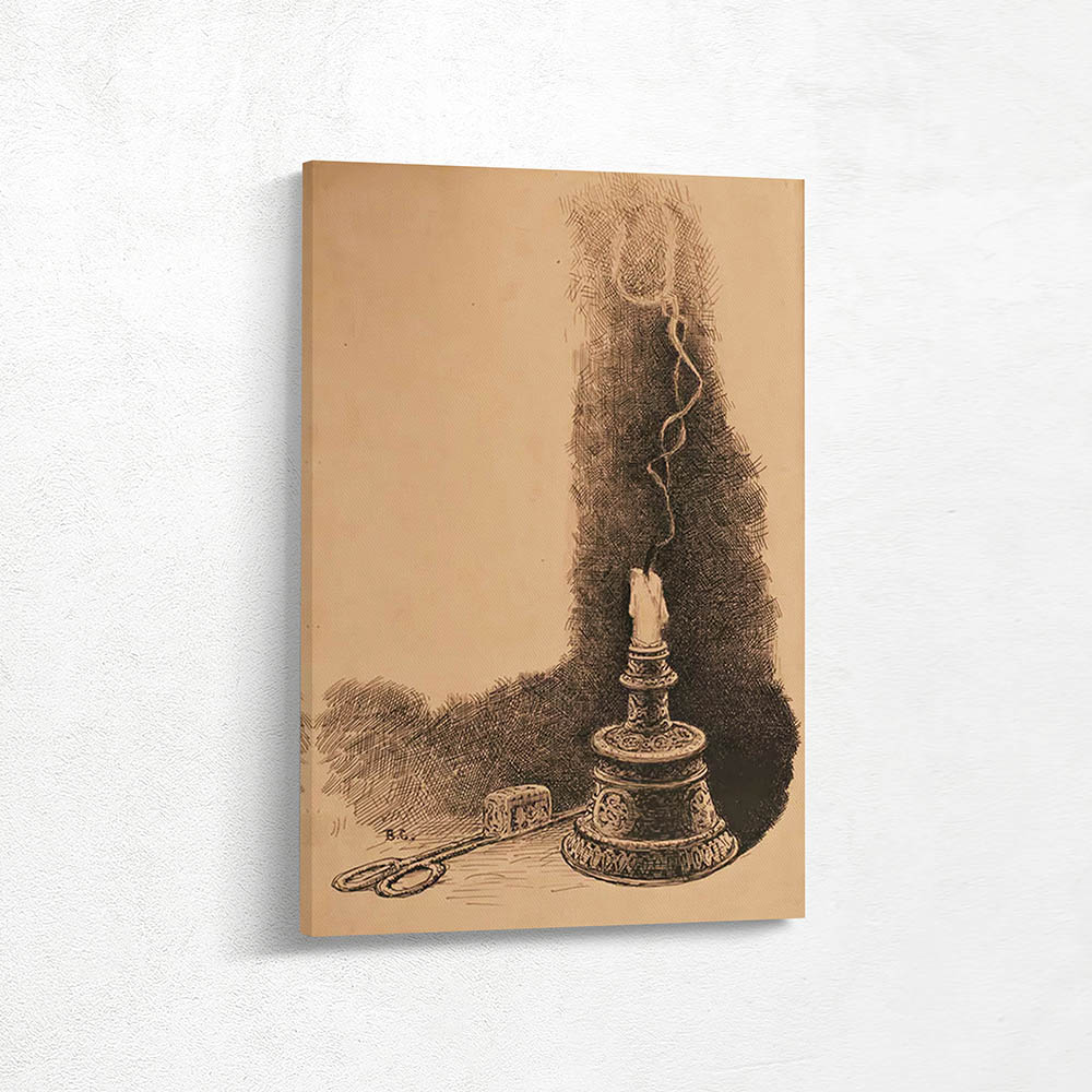 Candles and scissors