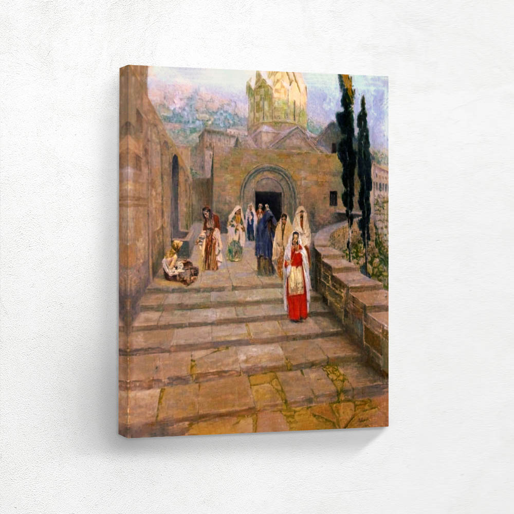 Women Leaving the Church at Ani