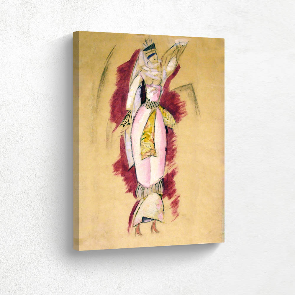 Sketch of a womans costume