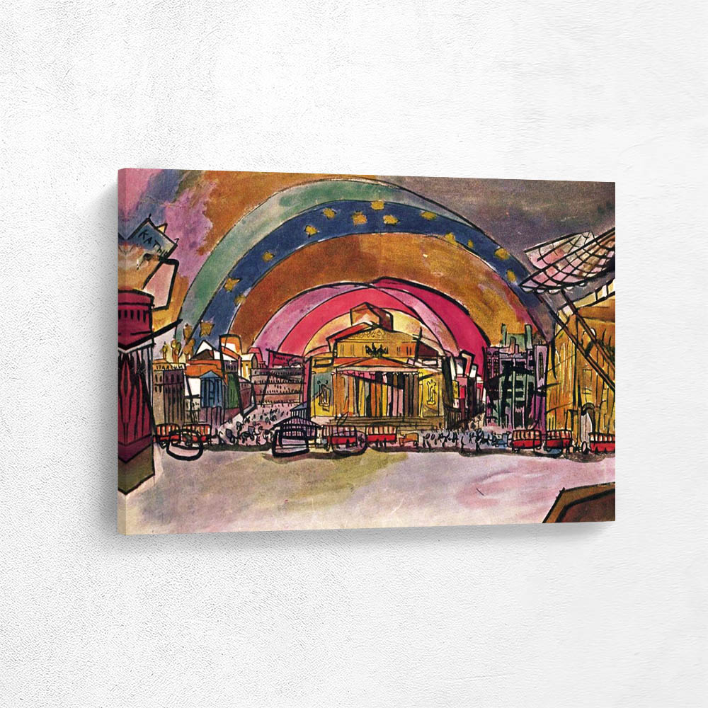 Sketch for a set design for Play