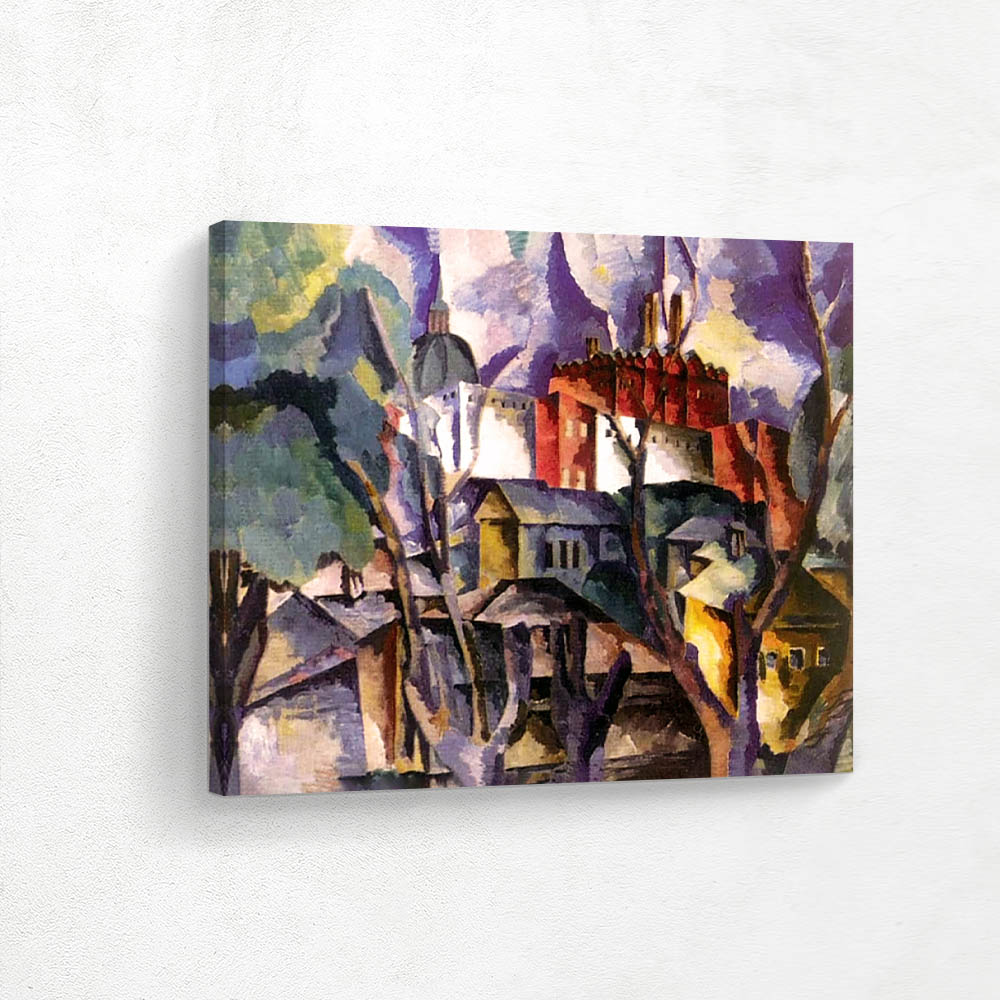 Landscape with dry trees