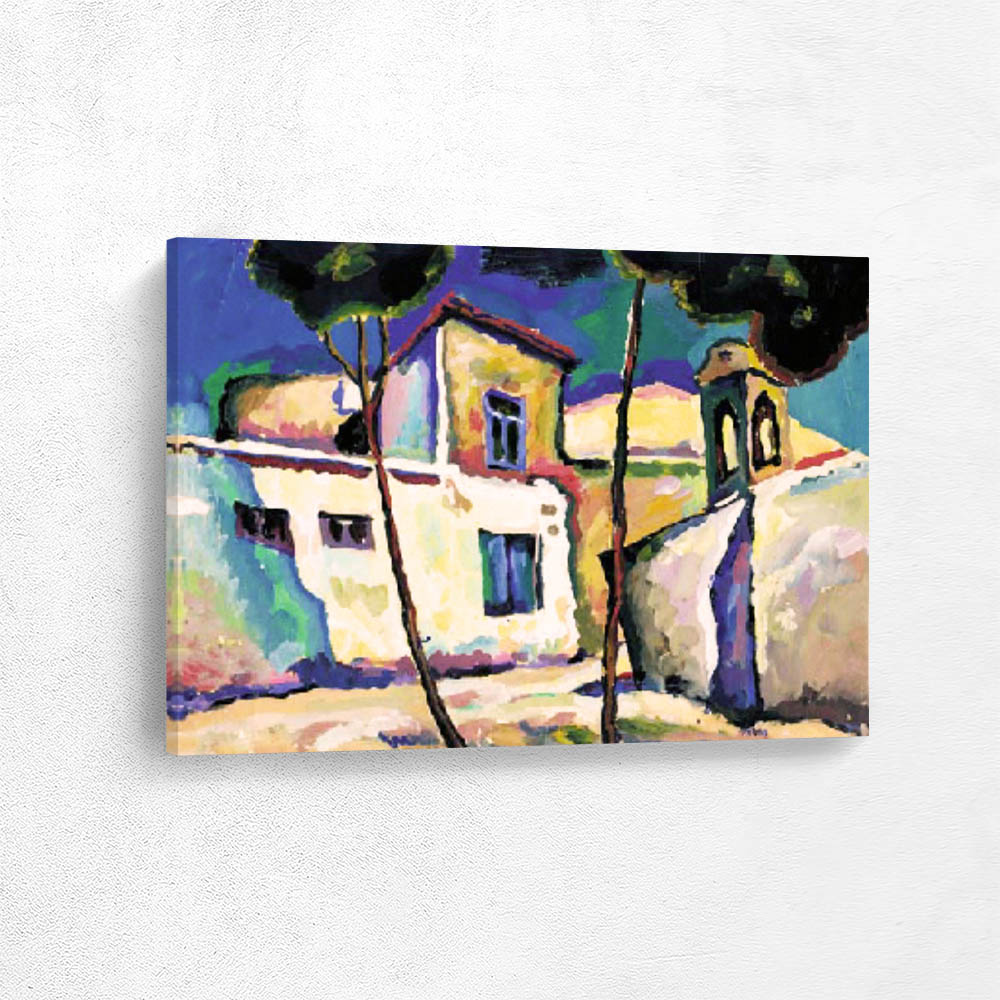 Summer the Trees by the House