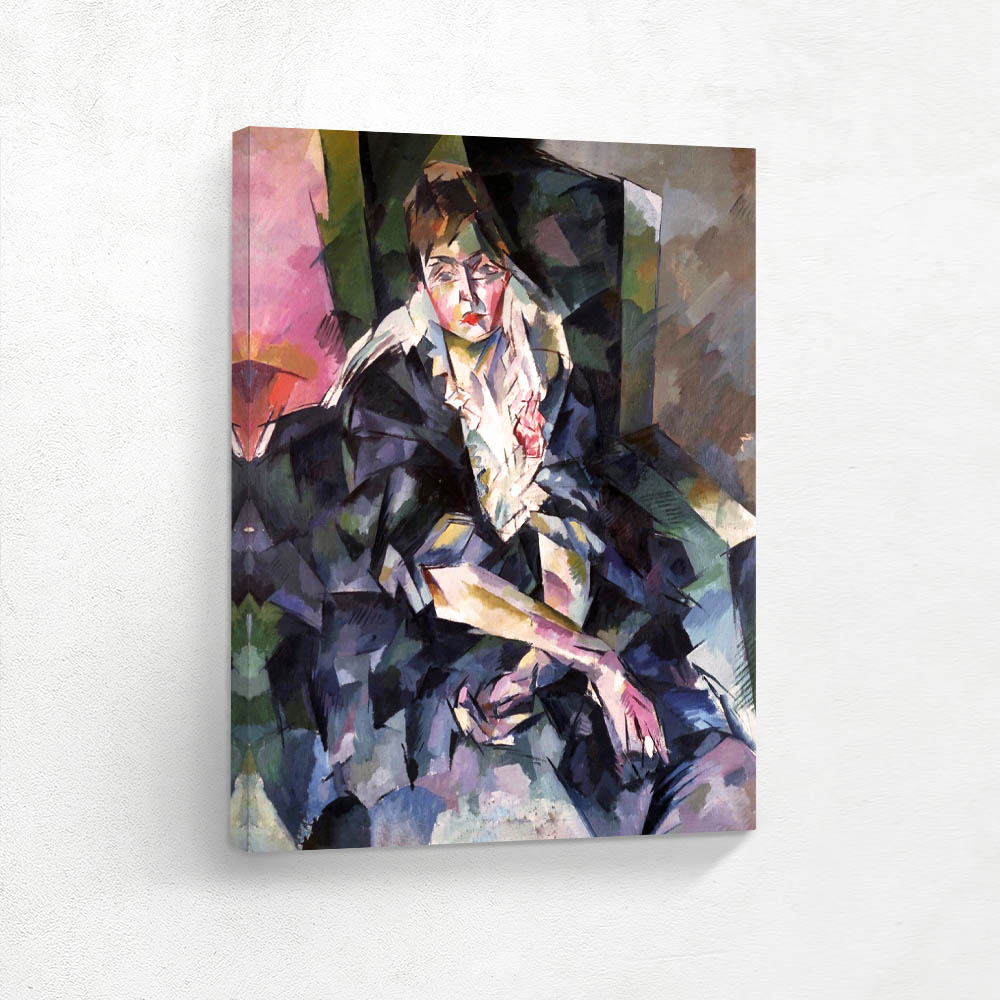 Female Portrait of the Actress Olga Vladimirovna Gzovskaya