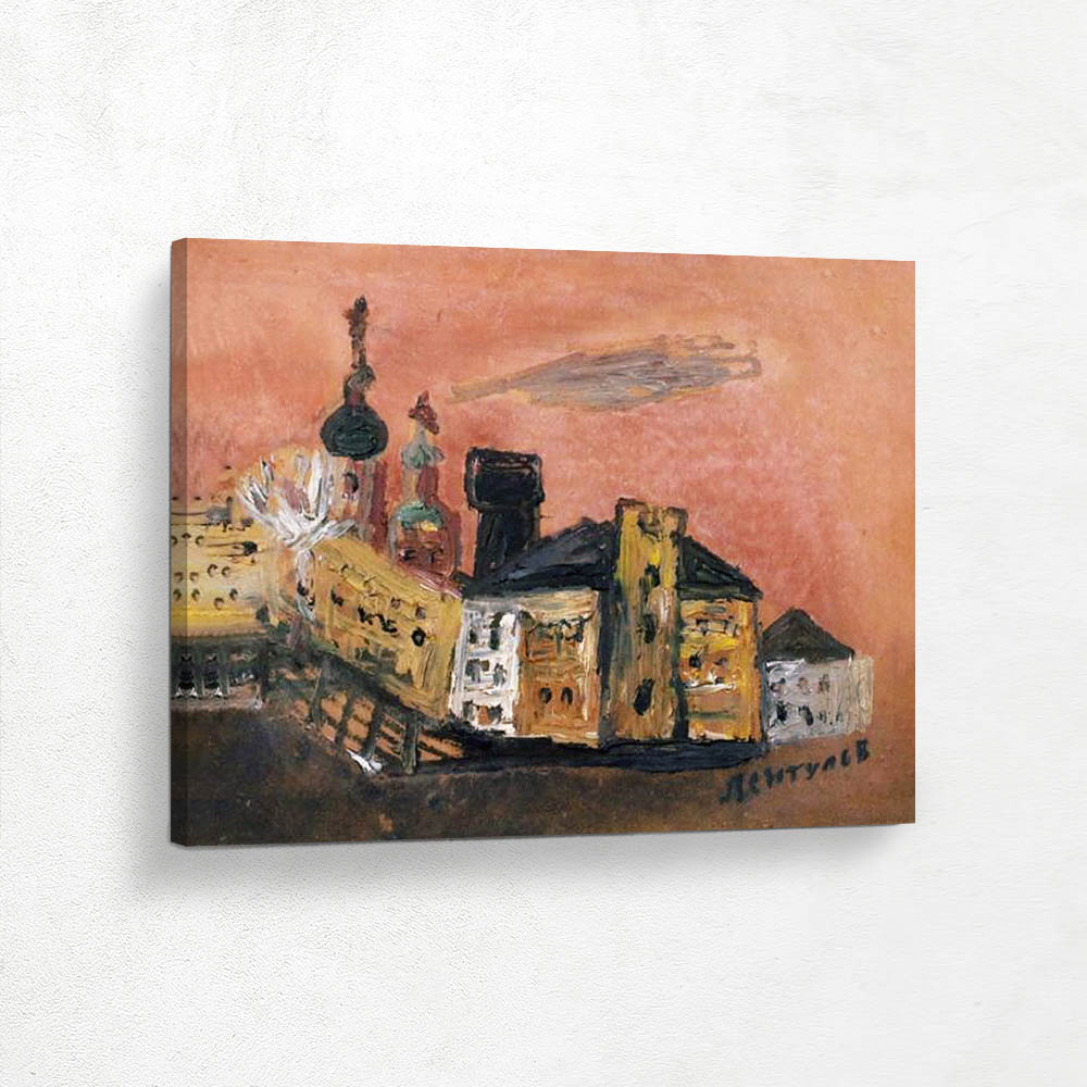 Sunset Scene of a Church