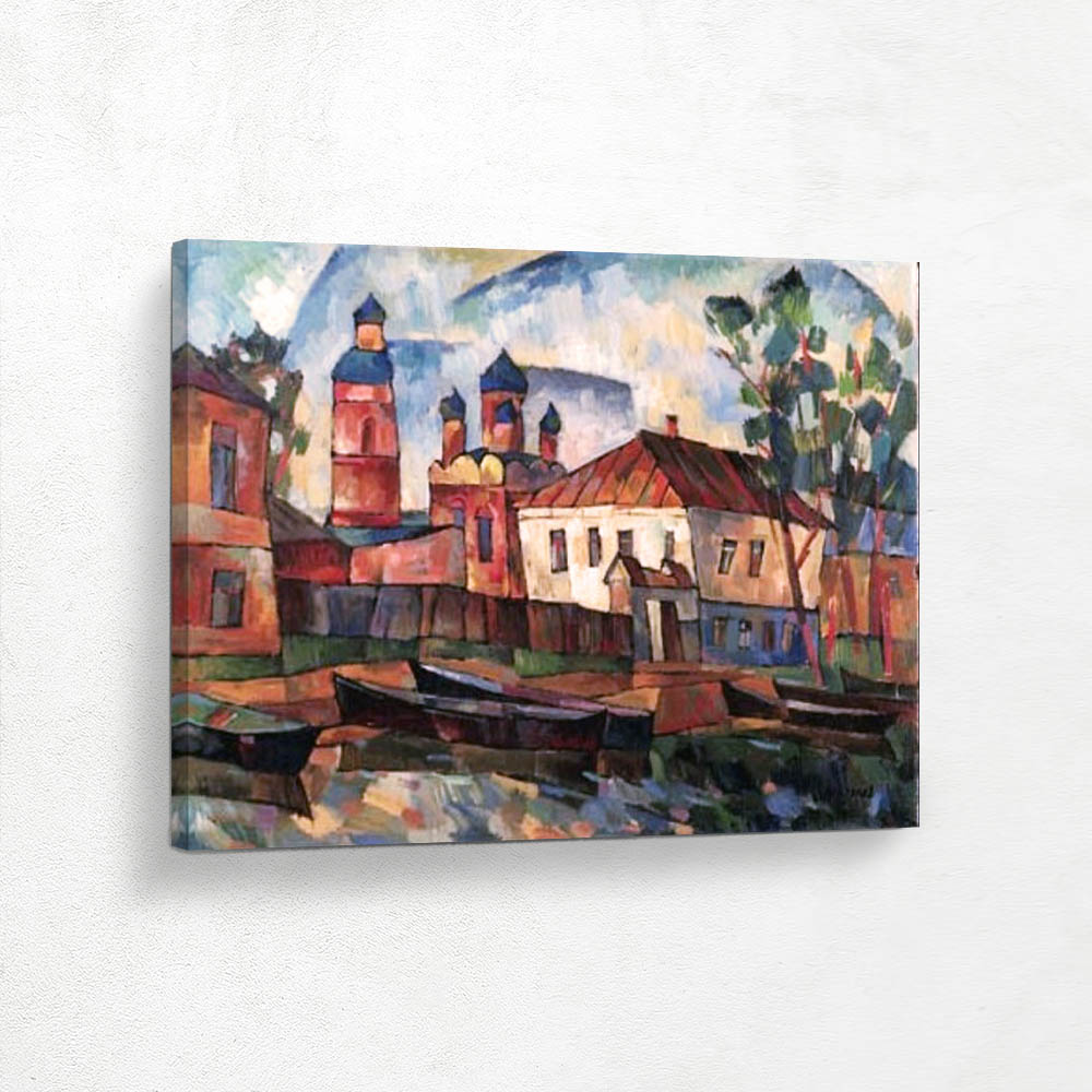 Summer Township by a River