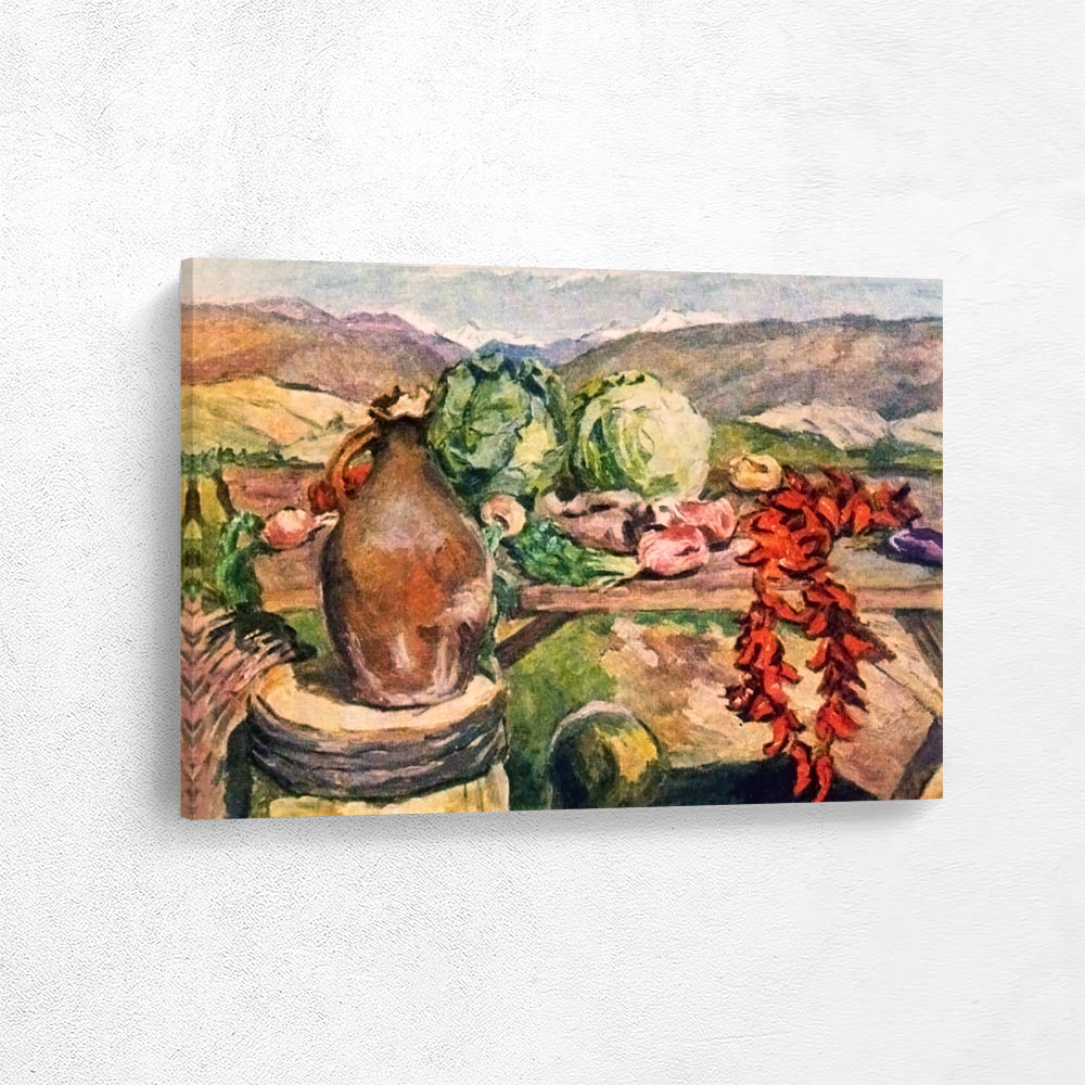 Still life with vegetables