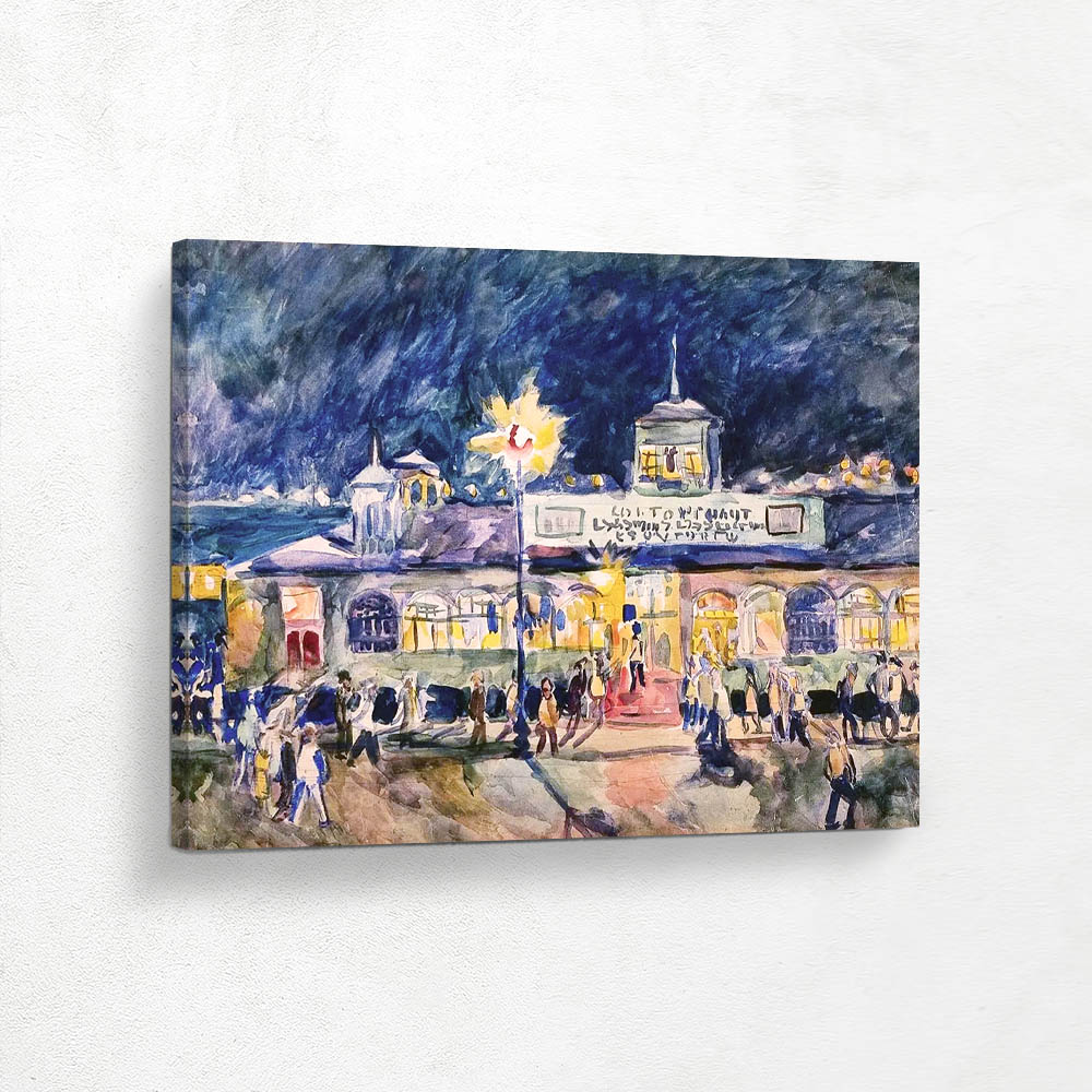 Pier at Night in Sukhumi