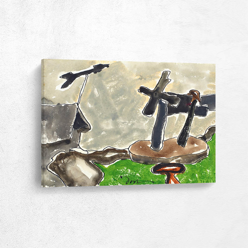 Landscape with Weather Vane