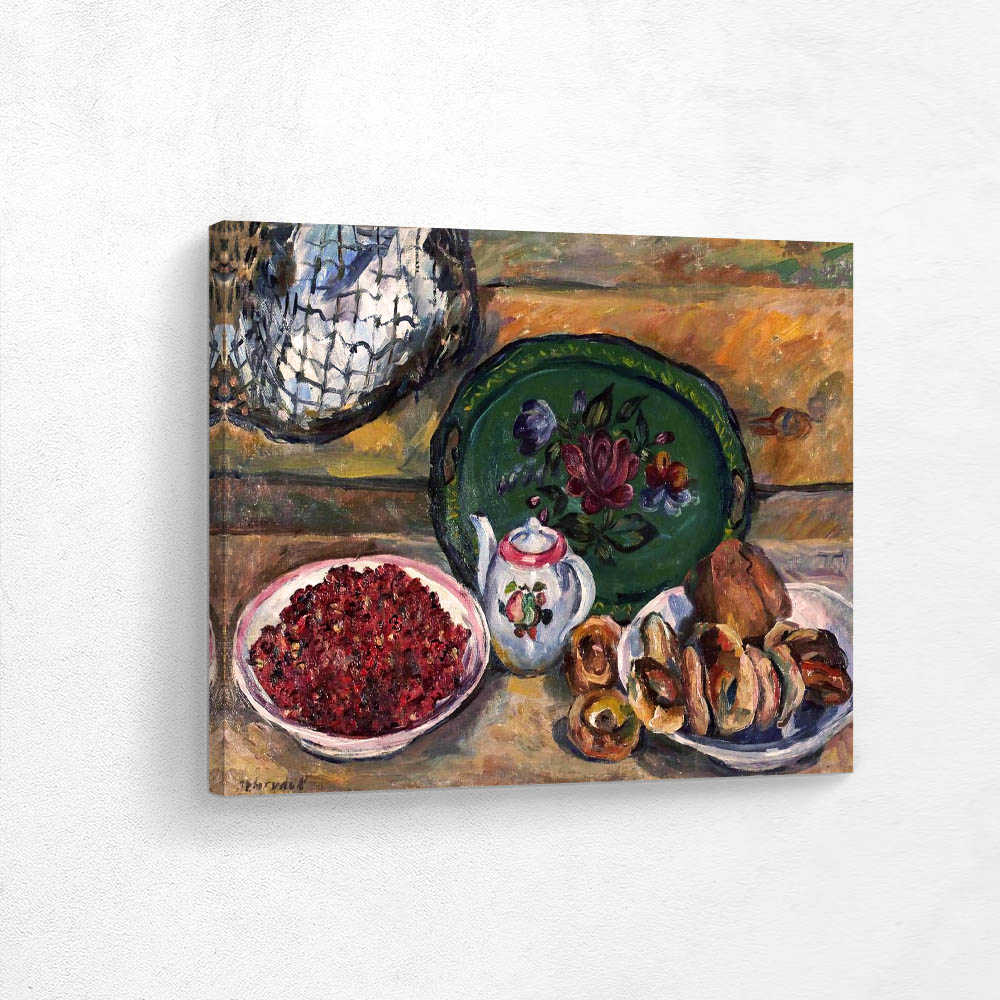 Still Life with Tray and Strawberries