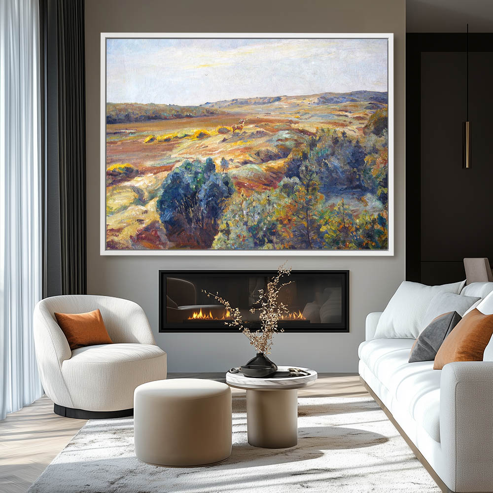 Landscape with Elk and Hills - Image 4