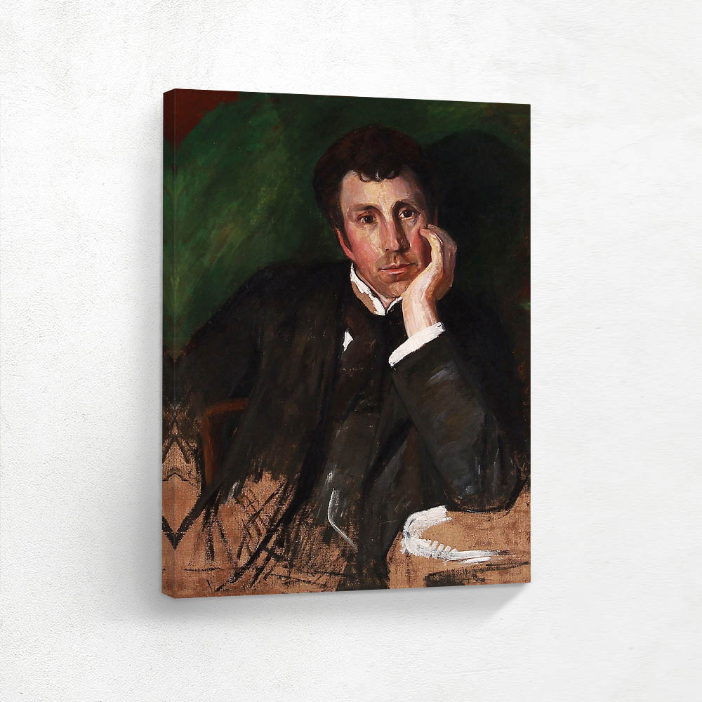 Portrait of the Norwegian painter Torleiv Stadskleiv Portrait of the Norwegian painter Torleiv Stadskleiv