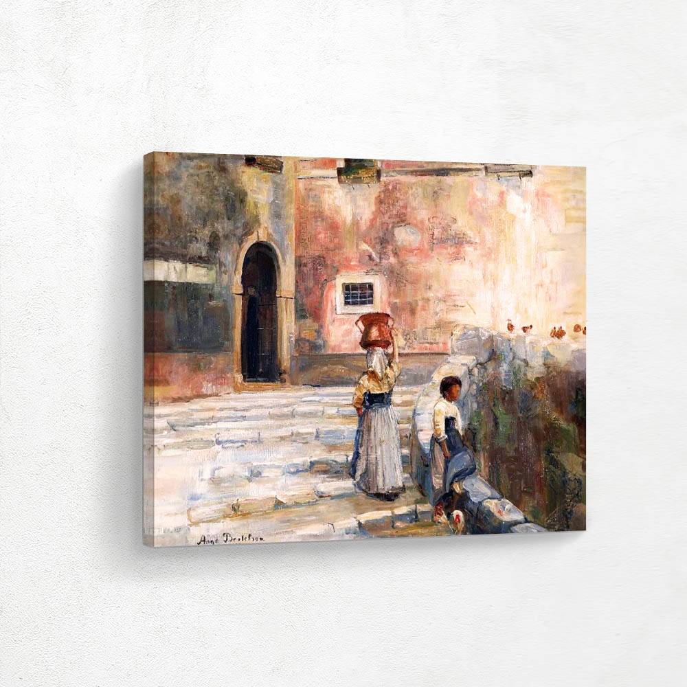 Scene from the Stairwell of Civita d Antino