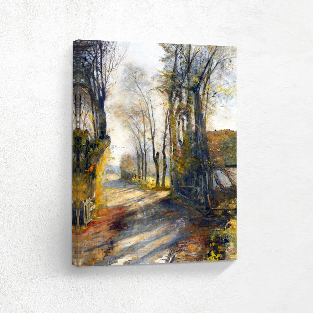 Rural Landscape with Dirt Road