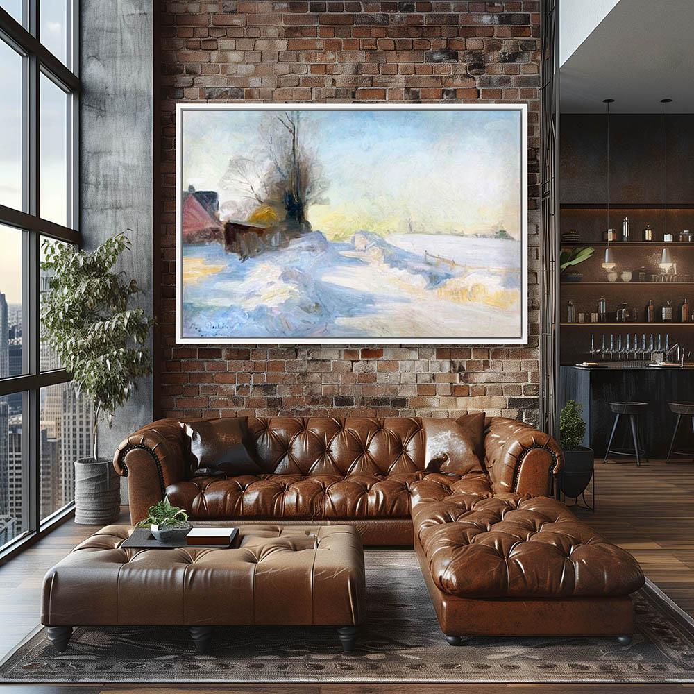 Sunrise over a winter landscape - Image 4