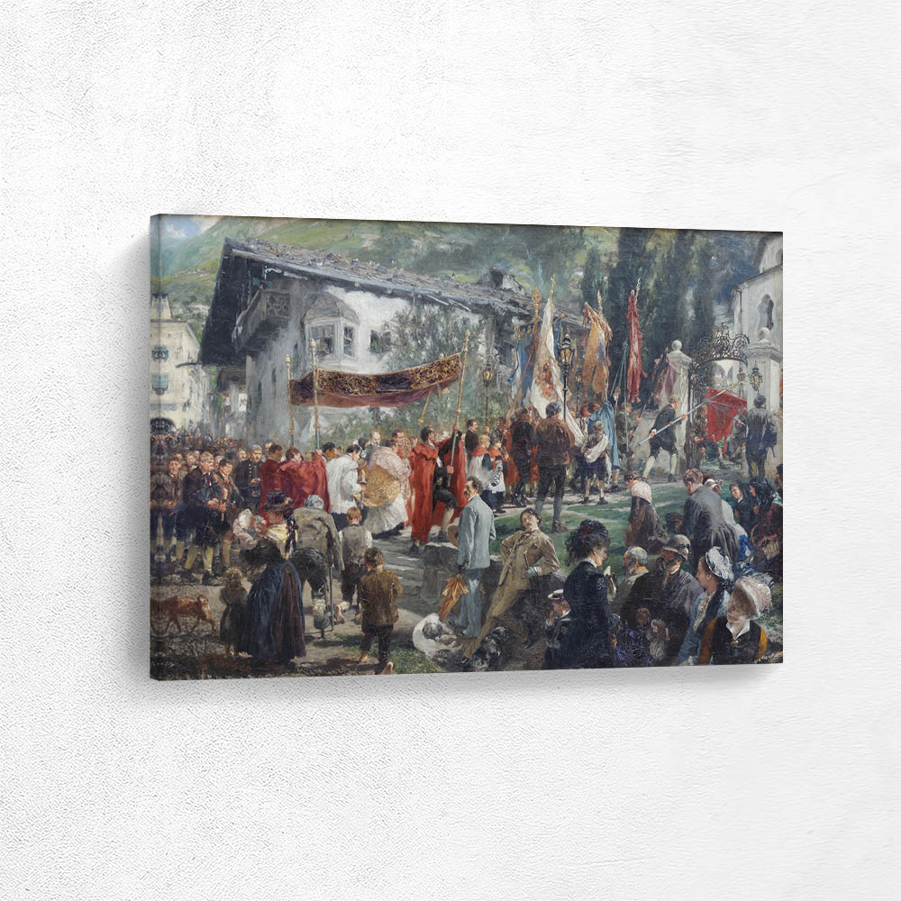 The feast of corpus Christi in Hofgastein