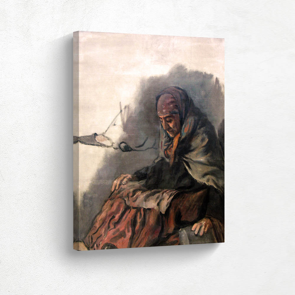 Old Woman Selling Oysters