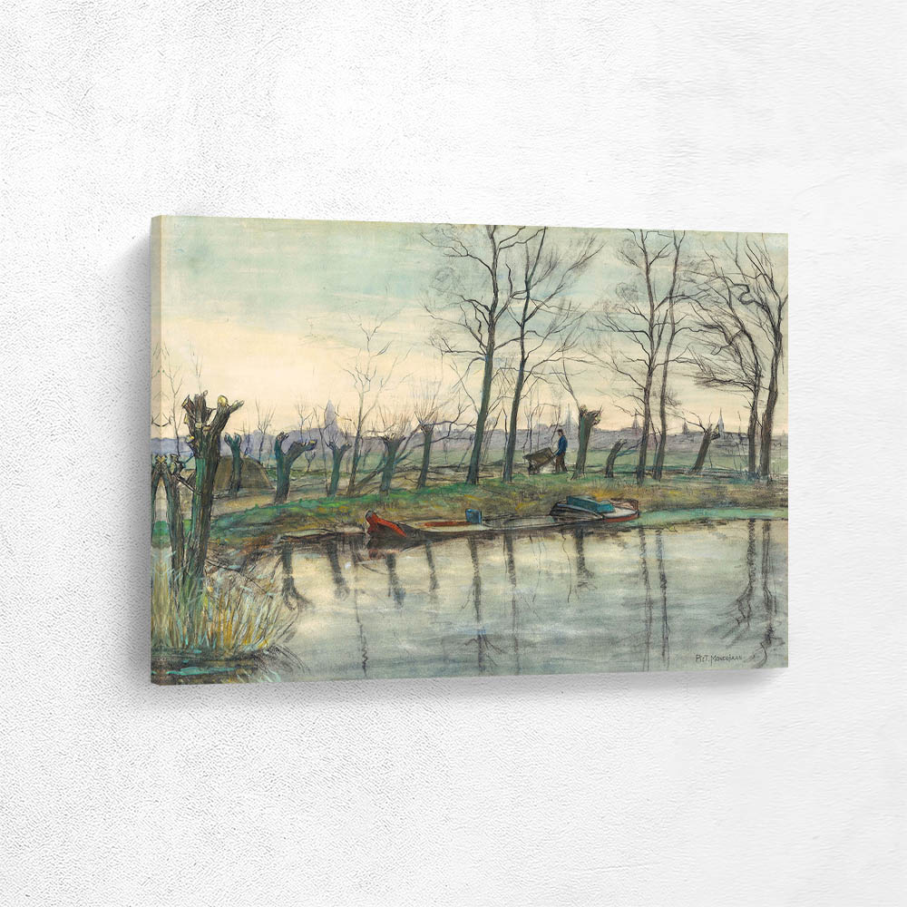 Amsterdam Skyline Viewed from the West