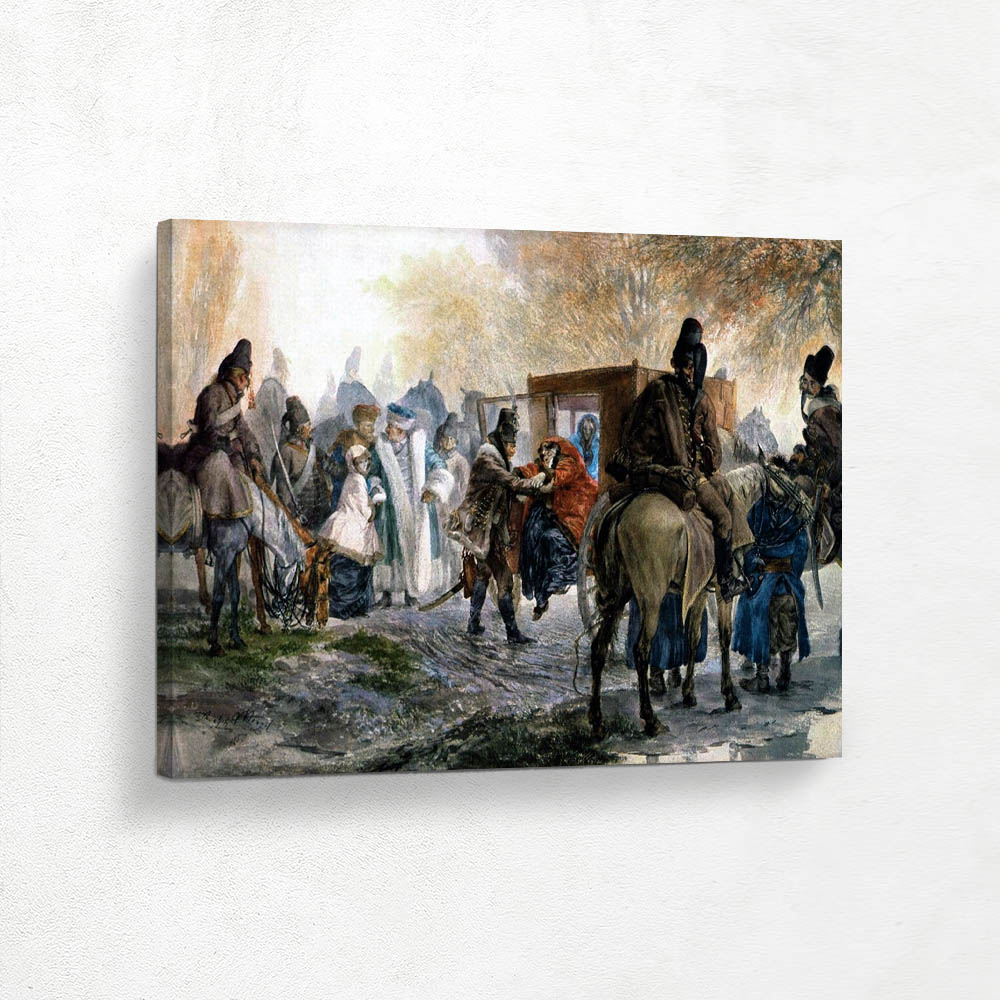 Hussars upset a Polish family