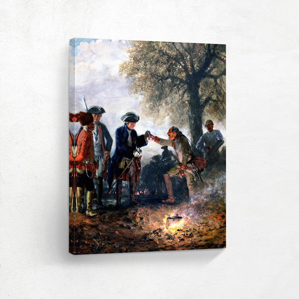 Frederick the Great with Zieten at the Camp