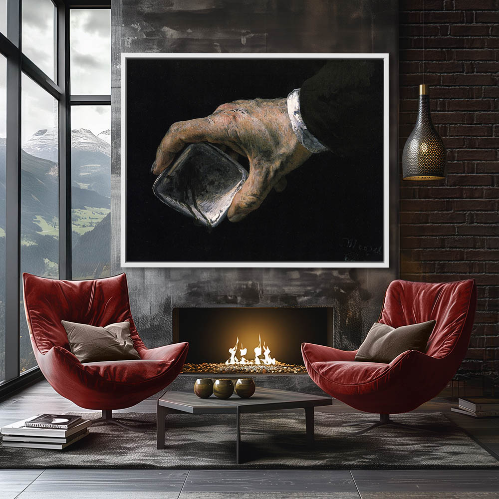 Menzels right hand with paint bowl - Image 4